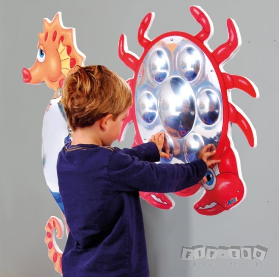 Zrcadlo pro děti "Krab" - zrcadlo s optickými klamy
